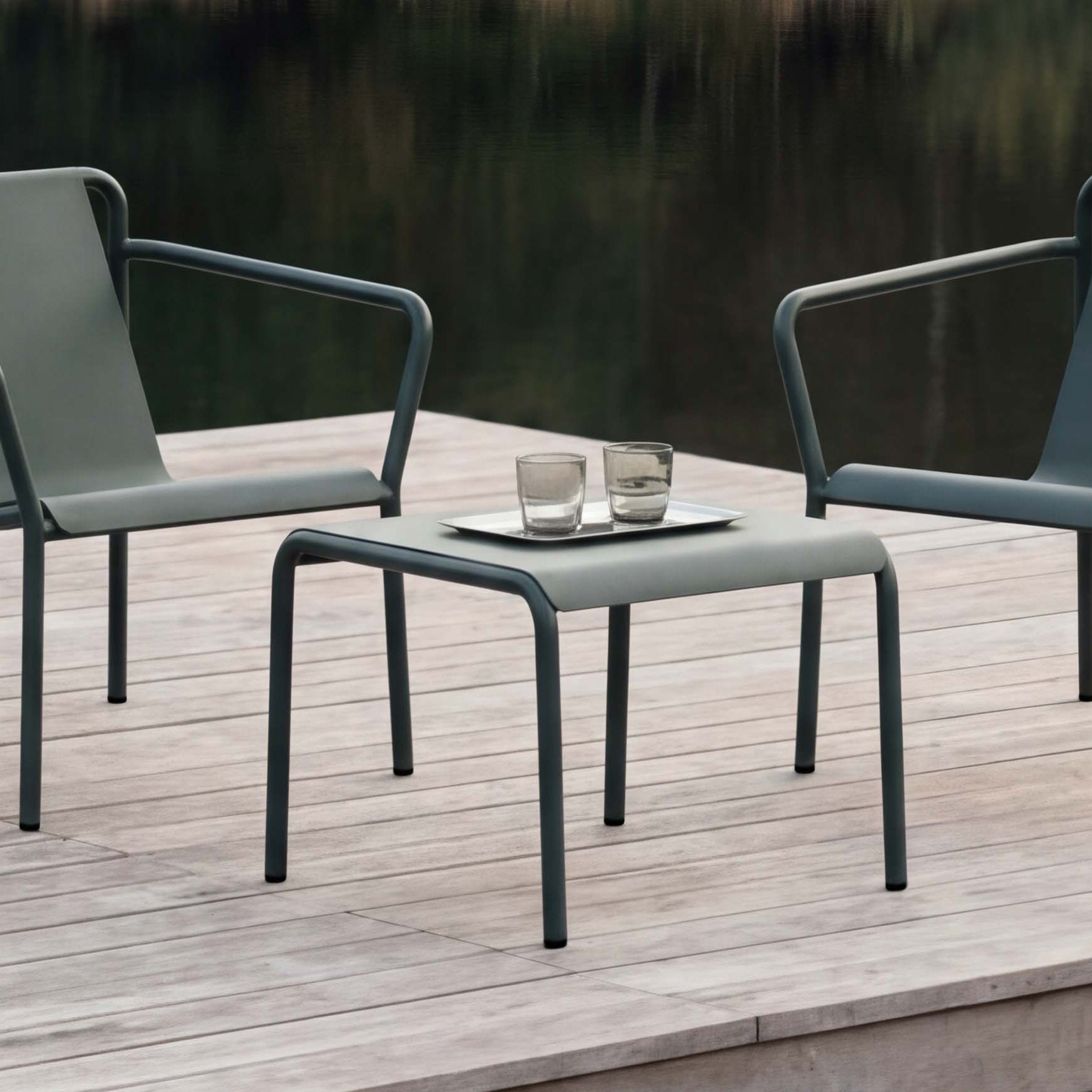 TIPTOE Outdoor Coffee Table PANORAMA - Powder-Coated Steel