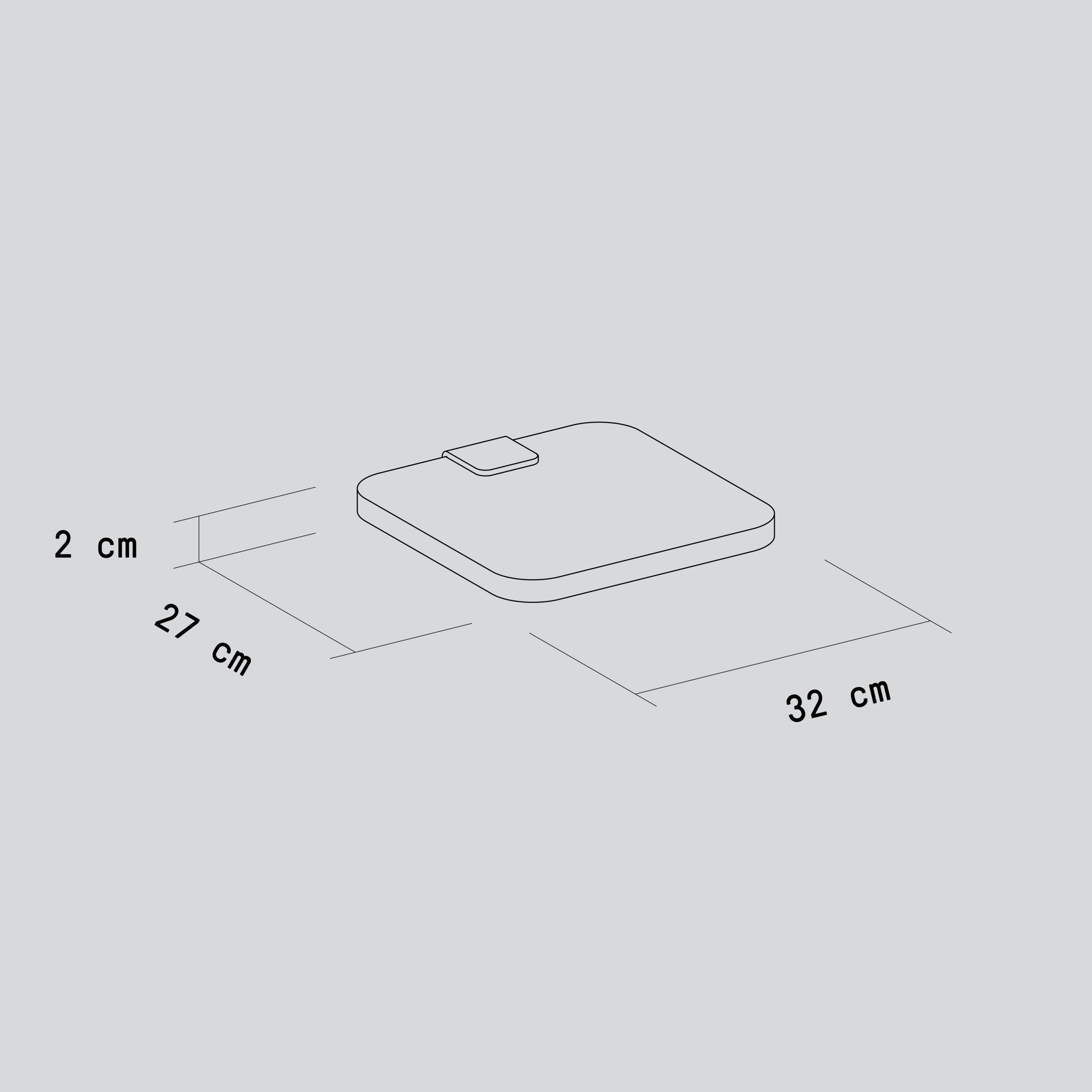 TIPTOE BRACKET Bedside Table - Venezia Recycled Plastic