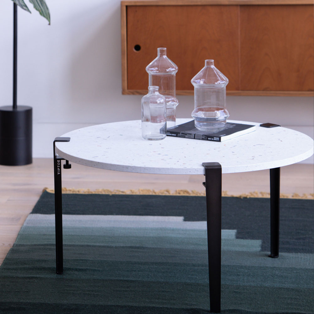 TIPTOE Round Coffee Table Diameter 80cm - Venezia Recycled Plastic