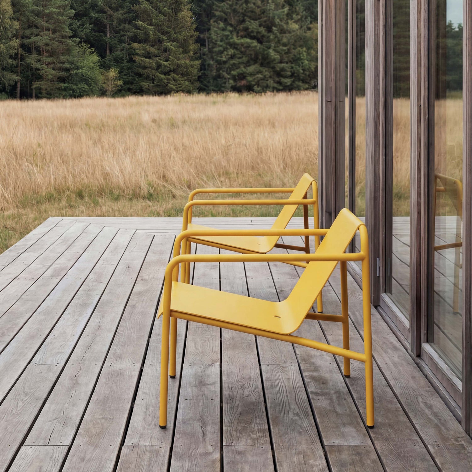 TIPTOE Outdoor Lounge Chair PANORAMA - Powder-Coated Steel