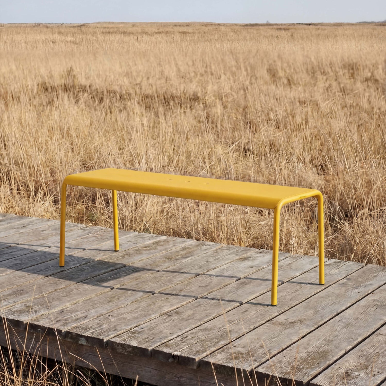 TIPTOE Outdoor Bench PANORAMA - Powder-Coated Steel