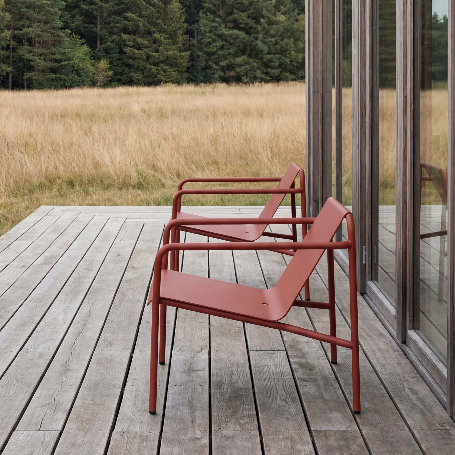 TIPTOE Outdoor Lounge Chair PANORAMA - Powder-Coated Steel