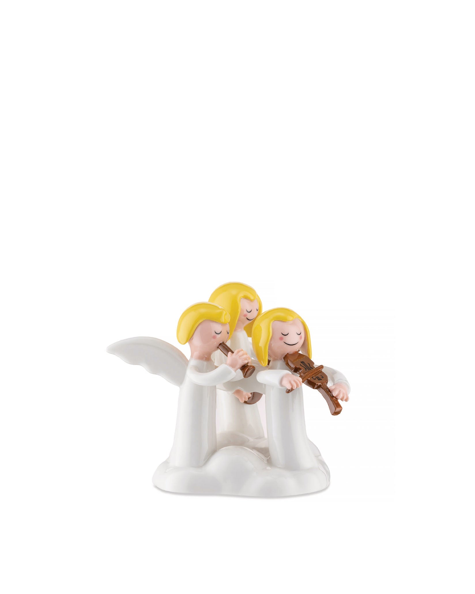 Alessi Do, Re, Mi Figurine In Porcelain Hand Decorated