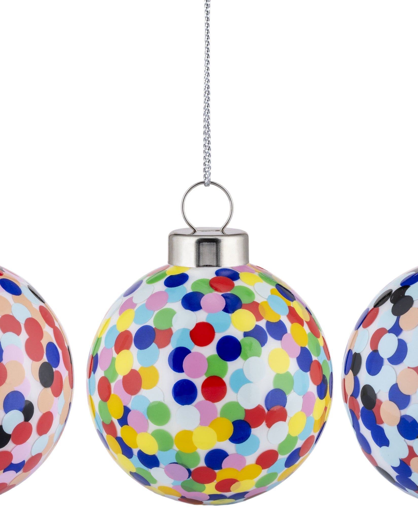Alessi Proust Set Of 3 Christmas Baubles