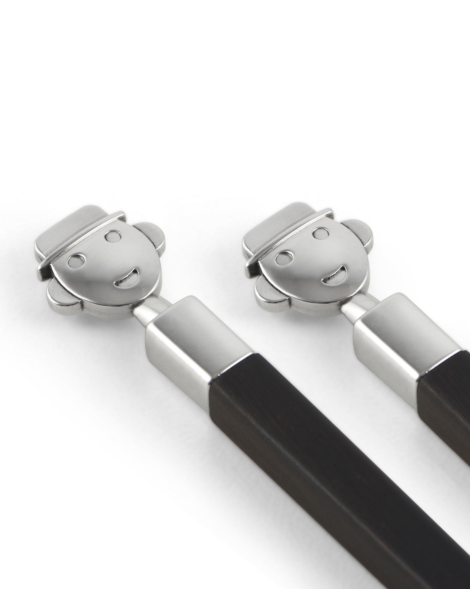 Alessi Alessandro Stick Set Composed Of Two Chopsticks
