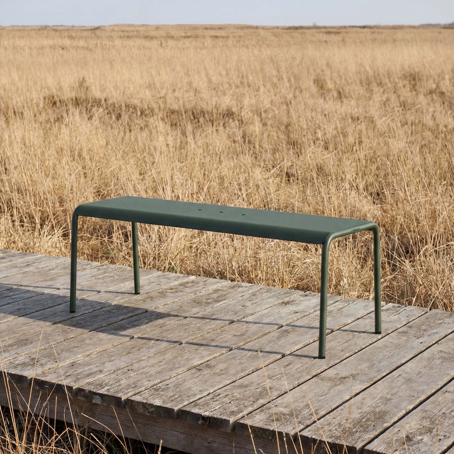 TIPTOE Outdoor Bench PANORAMA - Powder-Coated Steel