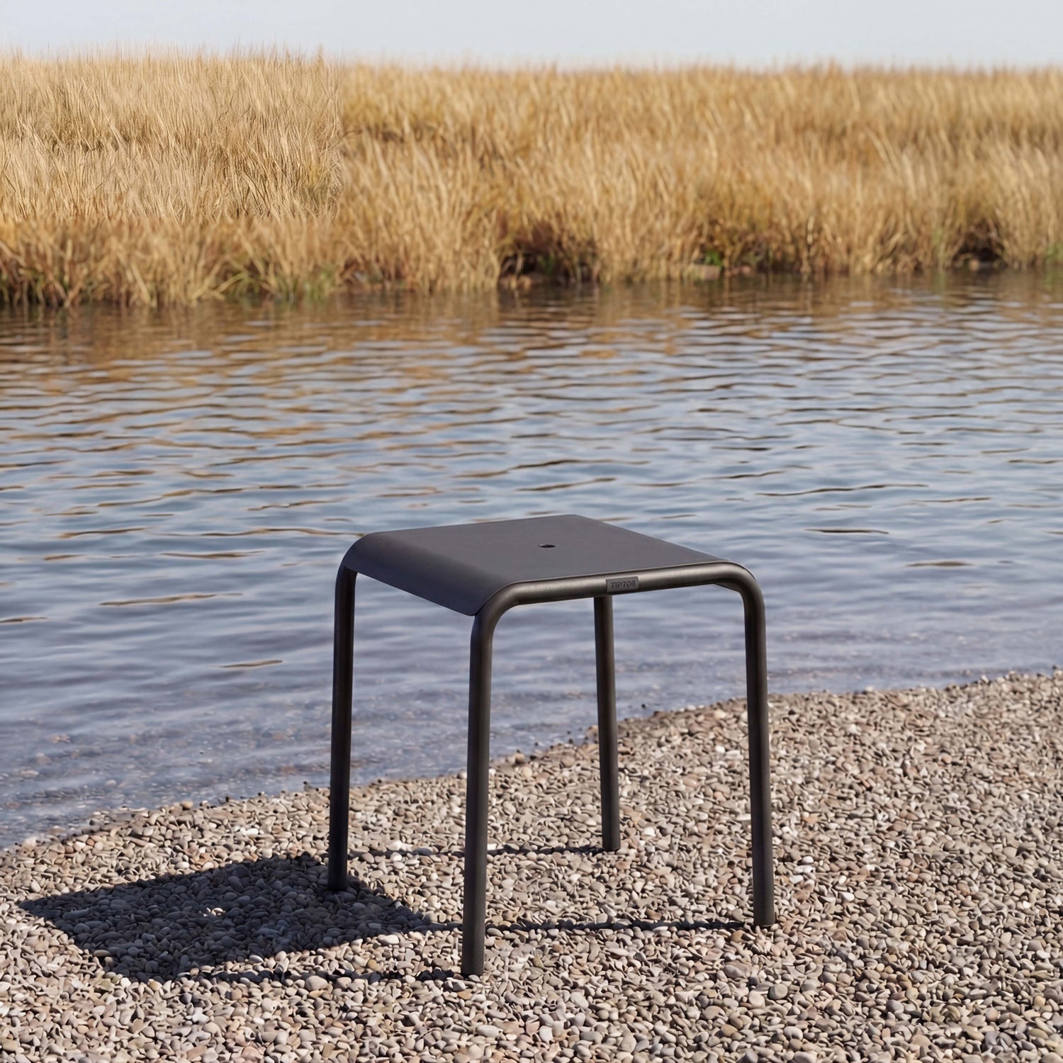 TIPTOE Outdoor Stool PANORAMA - Powder-Coated Steel
