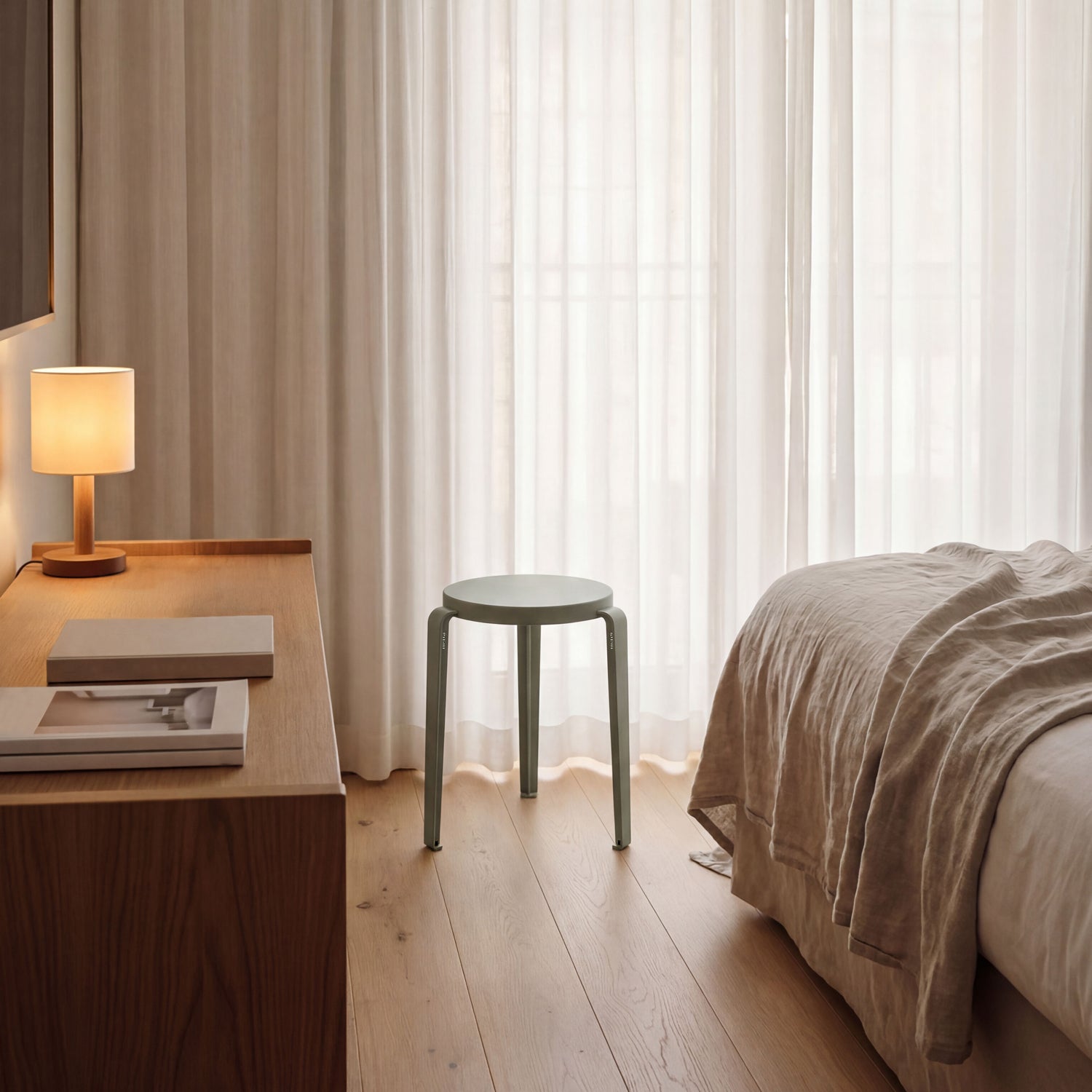 TIPTOE LOU Stool CHROMA Edition - Eco-Certified Wood