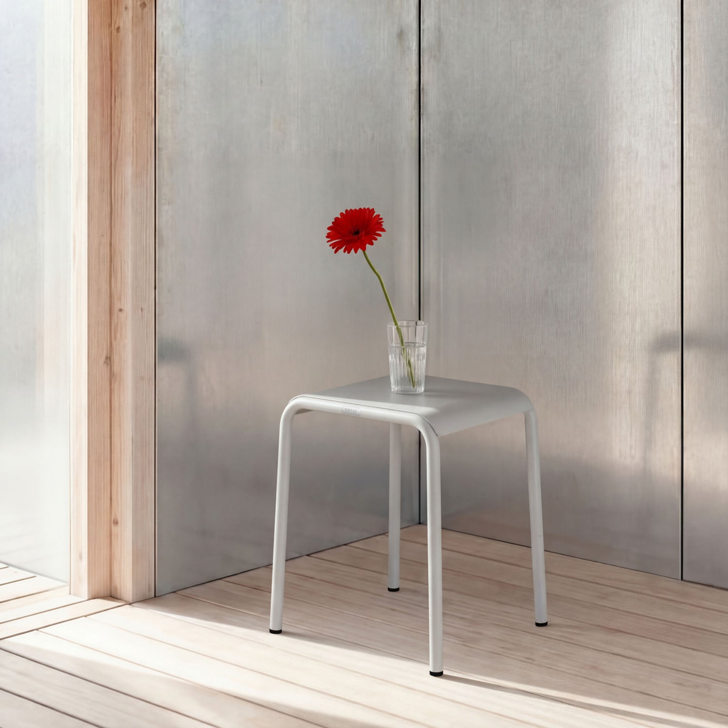 TIPTOE Outdoor Stool PANORAMA - Powder-Coated Steel