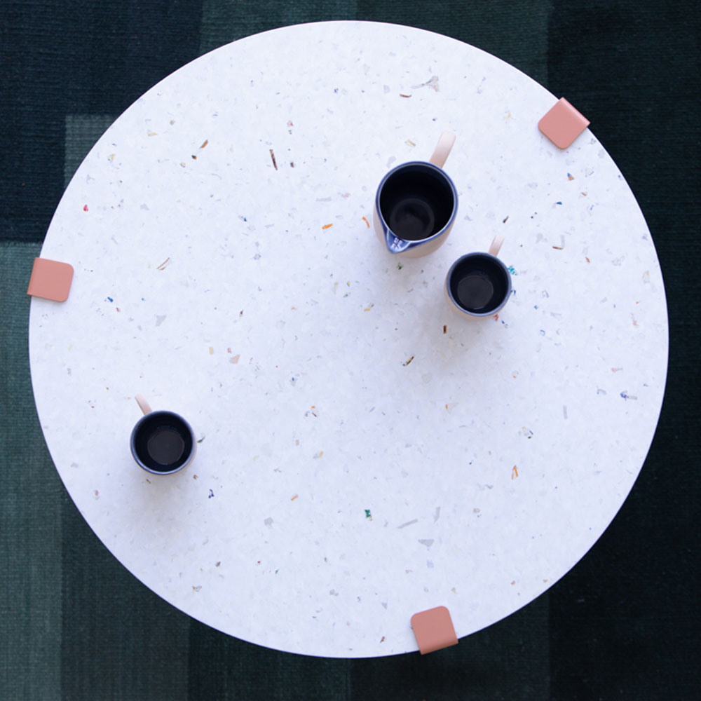 TIPTOE Round Coffee Table Diameter 80cm - Venezia Recycled Plastic