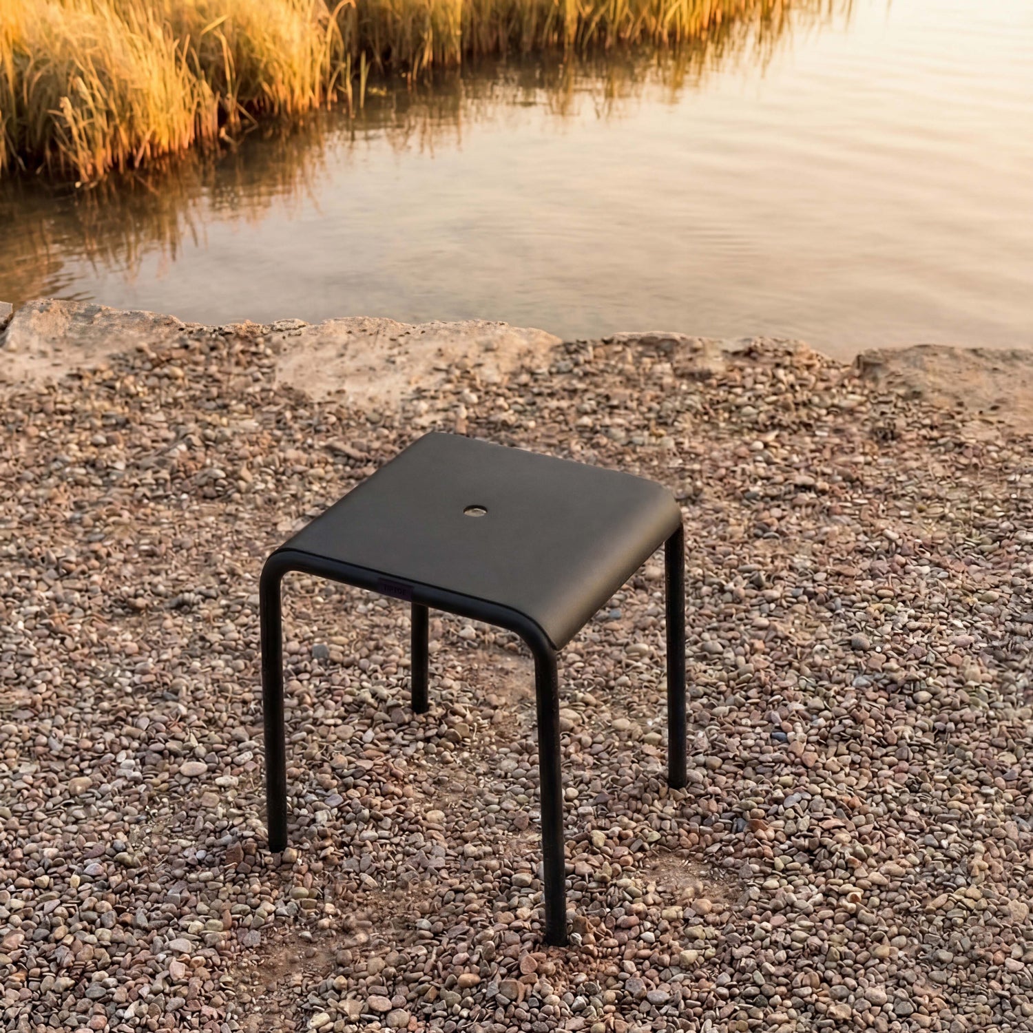 TIPTOE Outdoor Stool PANORAMA - Powder-Coated Steel