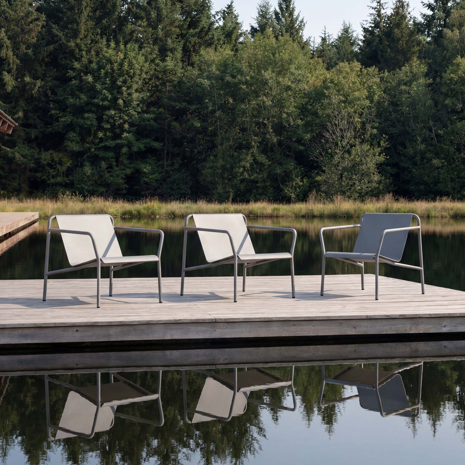 TIPTOE Outdoor Lounge Chair PANORAMA - Powder-Coated Steel