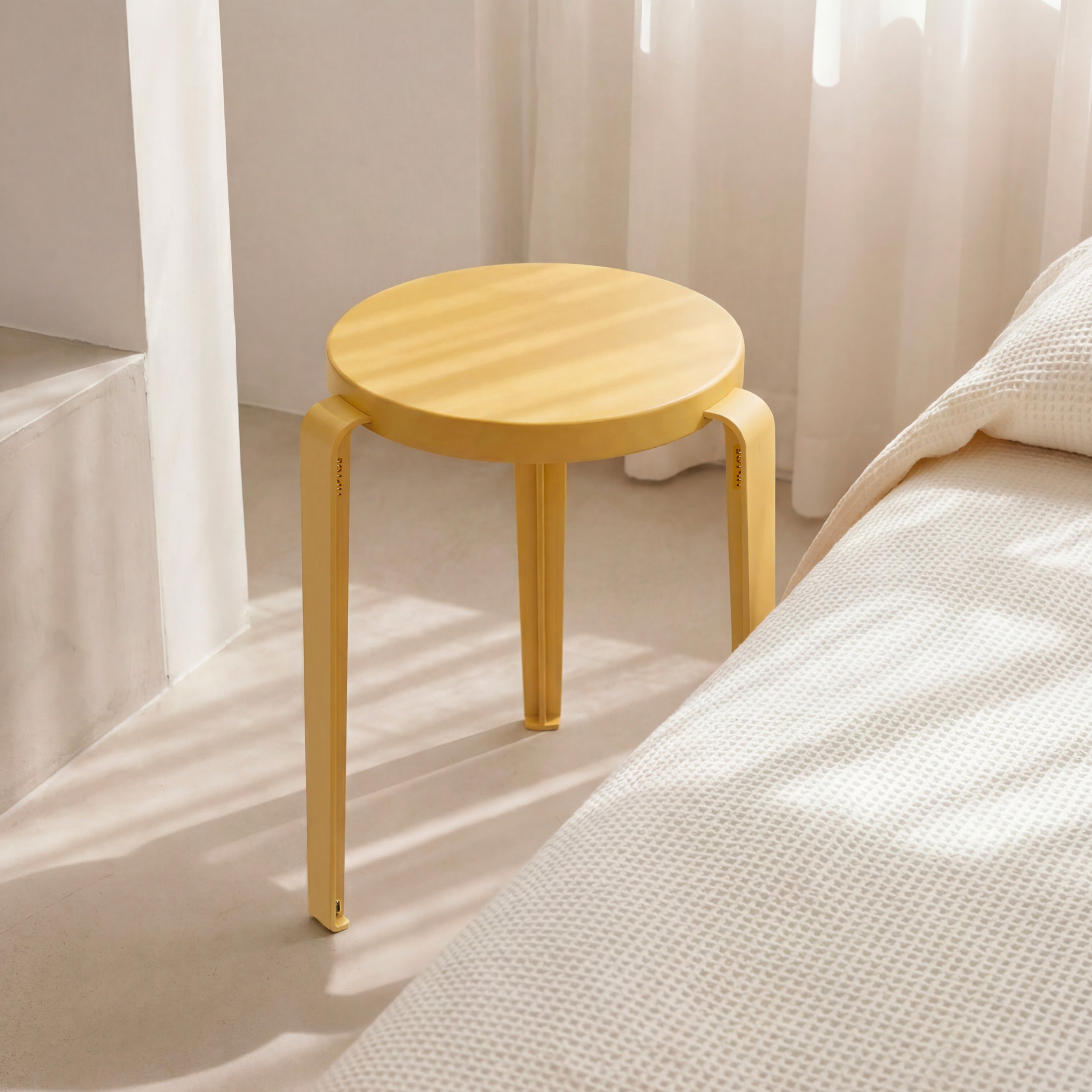 TIPTOE LOU Stool CHROMA Edition - Eco-Certified Wood