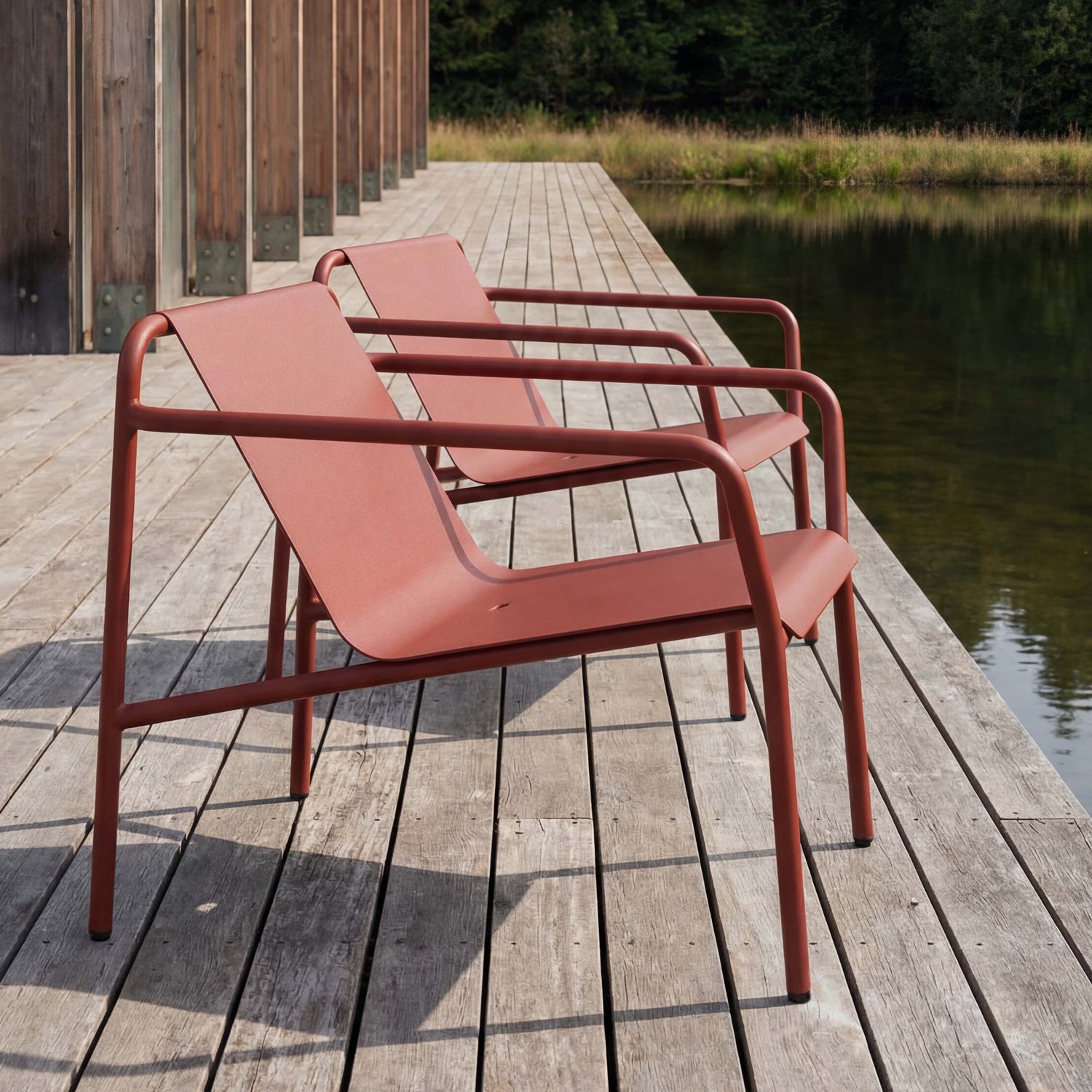 TIPTOE Outdoor Lounge Chair PANORAMA - Powder-Coated Steel