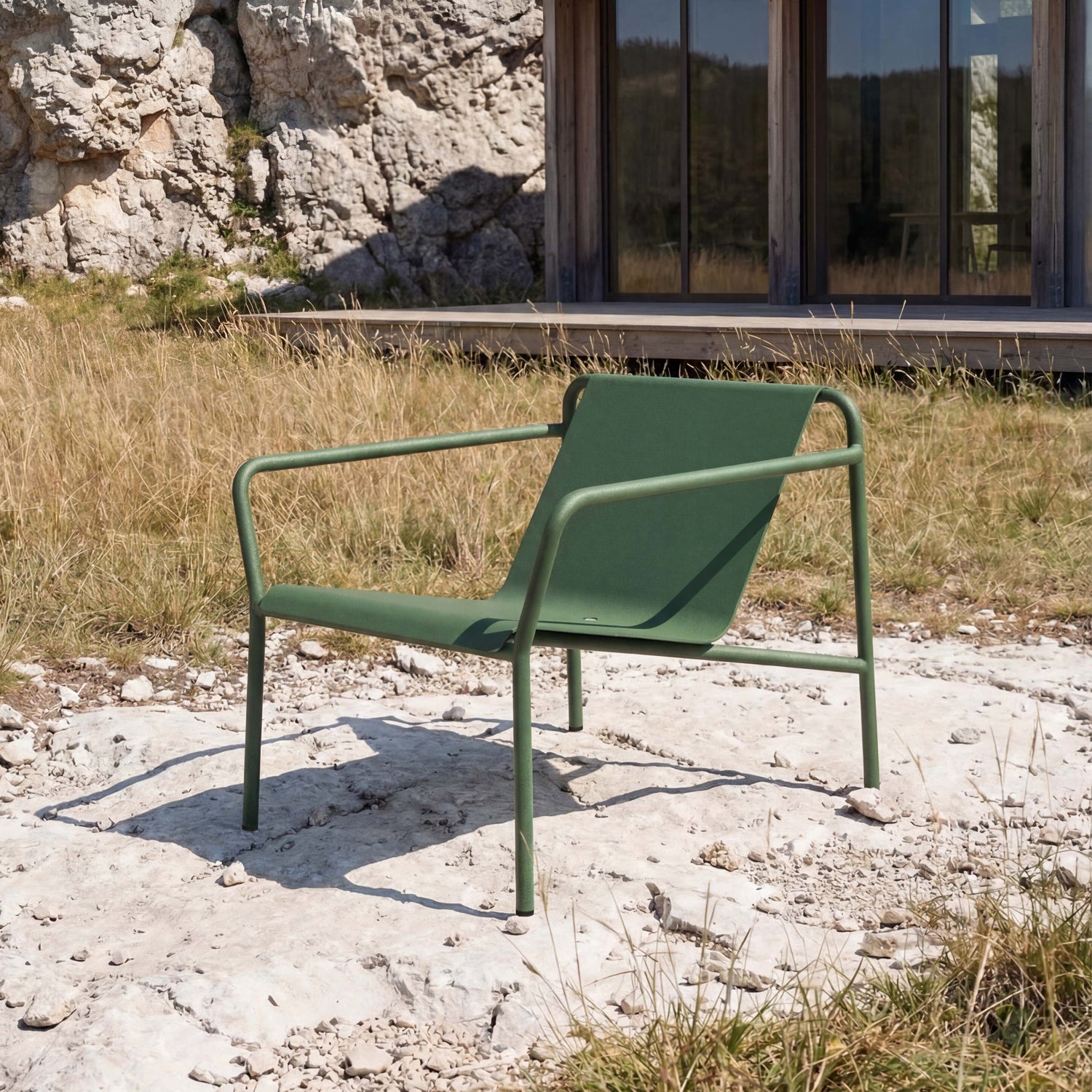 TIPTOE Outdoor Lounge Chair PANORAMA - Powder-Coated Steel