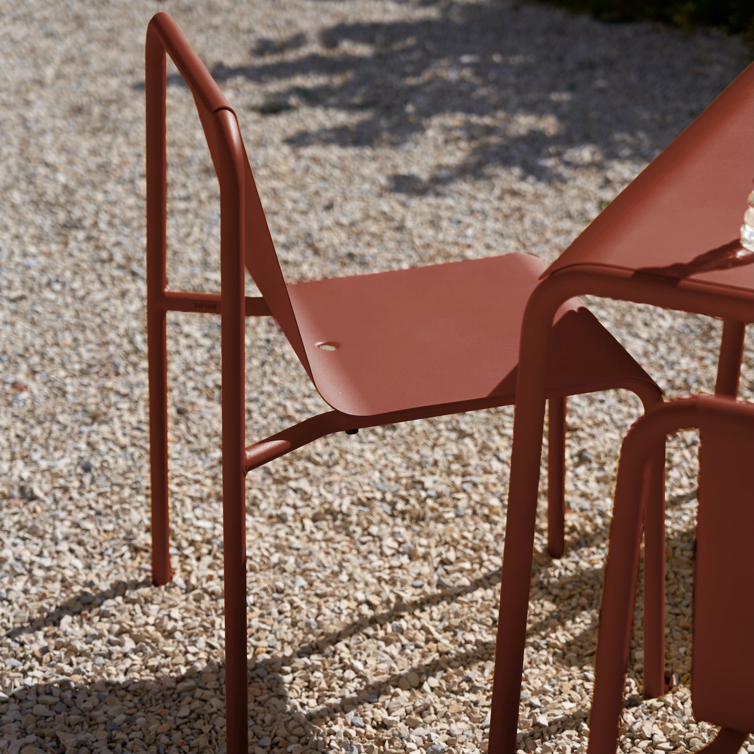 TIPTOE PANORAMA outdoor chair - powder-coated steel