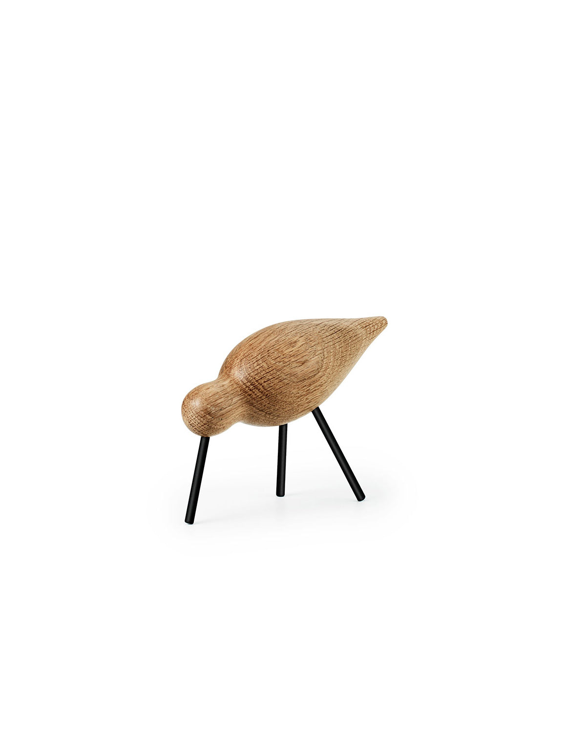 Normann Copenhagen Shorebird - Oak with Black Legs