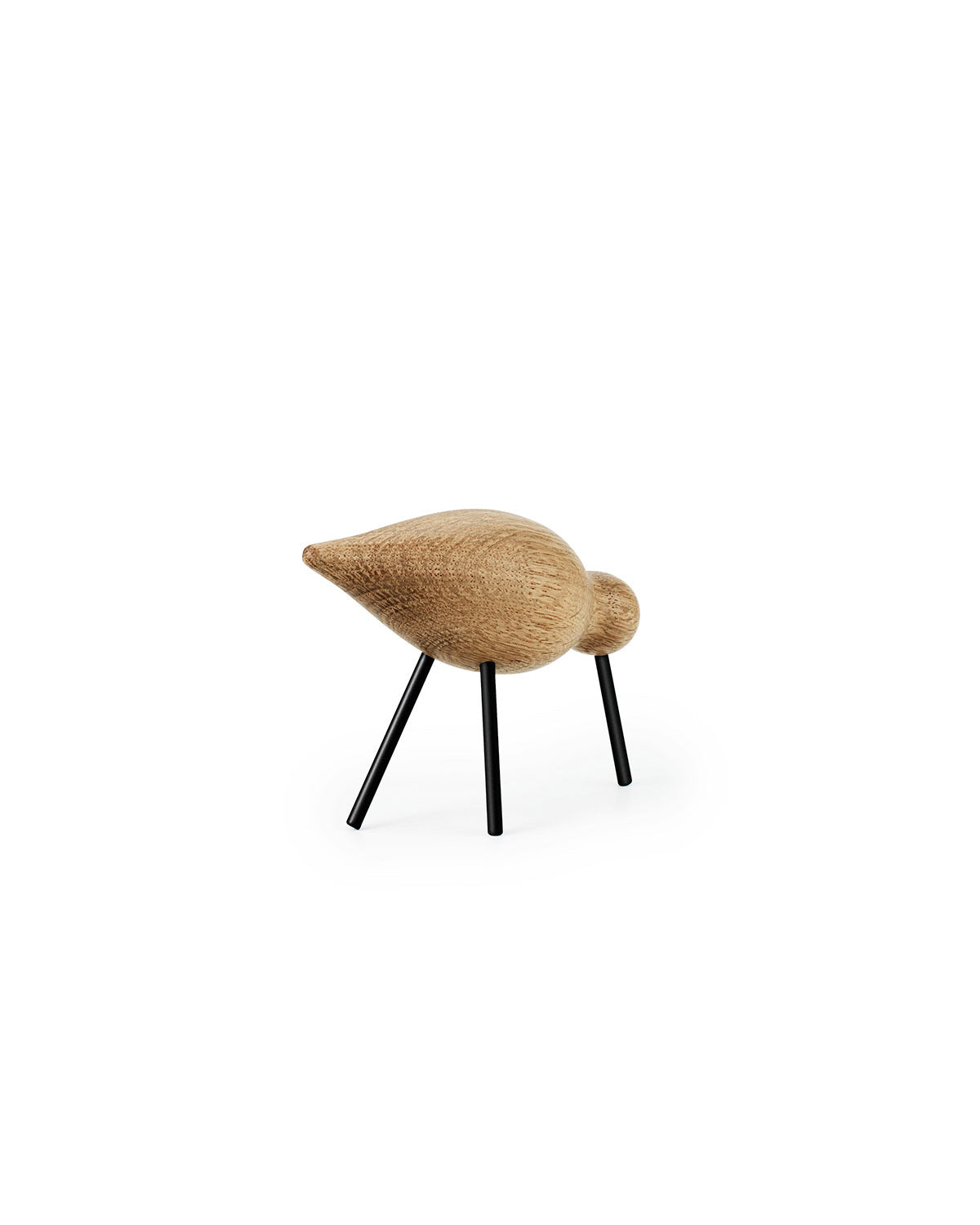 Normann Copenhagen Shorebird - Oak with Black Legs