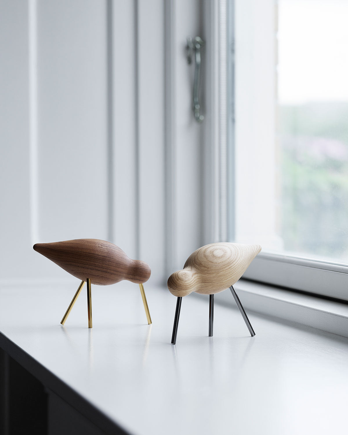 Normann Copenhagen Shorebird - Oak with Black Legs