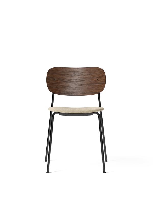 Audo Co Dining Chair, Without Arms, Partially Upholstered