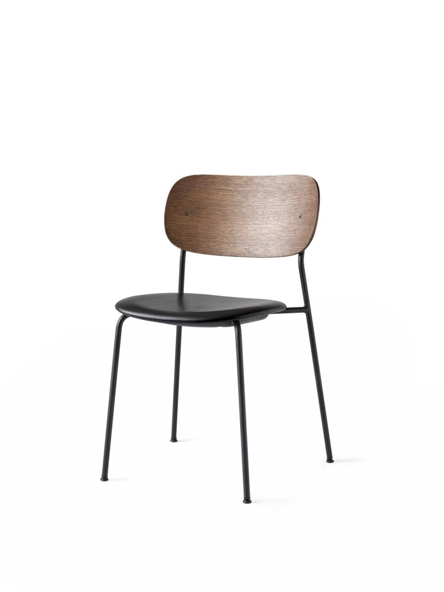Audo Co Dining Chair, Without Arms, Partially Upholstered