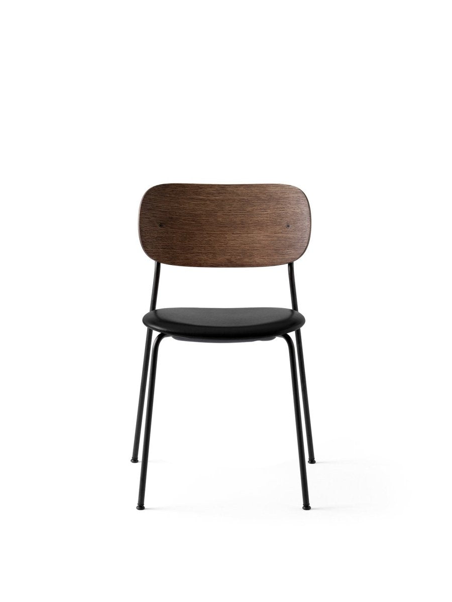 Audo Co Dining Chair, Without Arms, Partially Upholstered