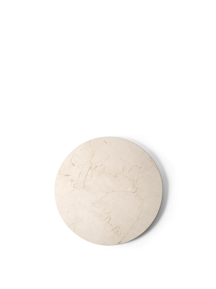Audo Androgyne Side Table, Tabletop – Crystal Rose Marble