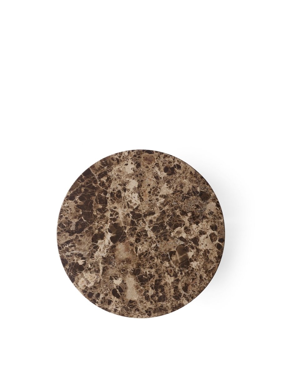 Audo Androgyne Side Table, Tabletop – Emperador Marble