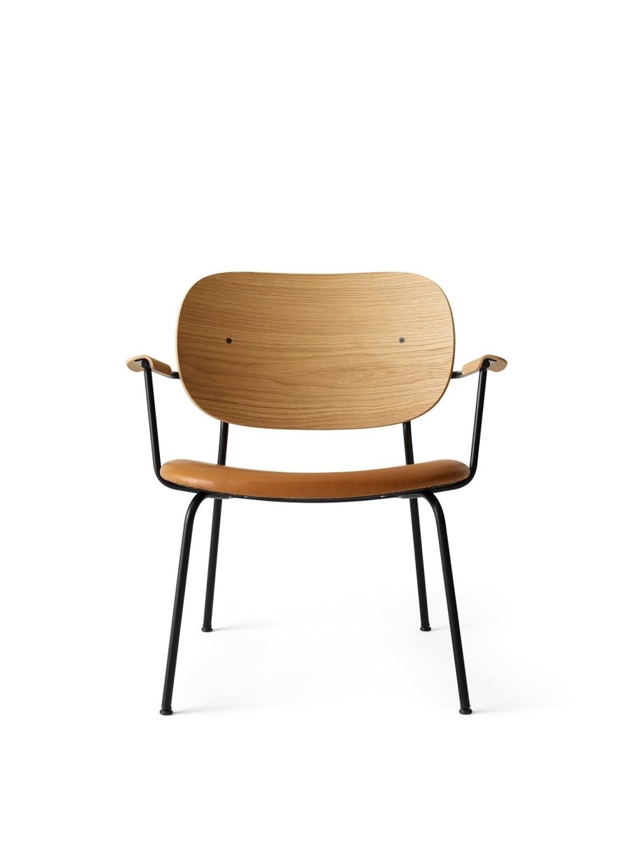 Audo Co Lounge Chair, Partially Upholstered