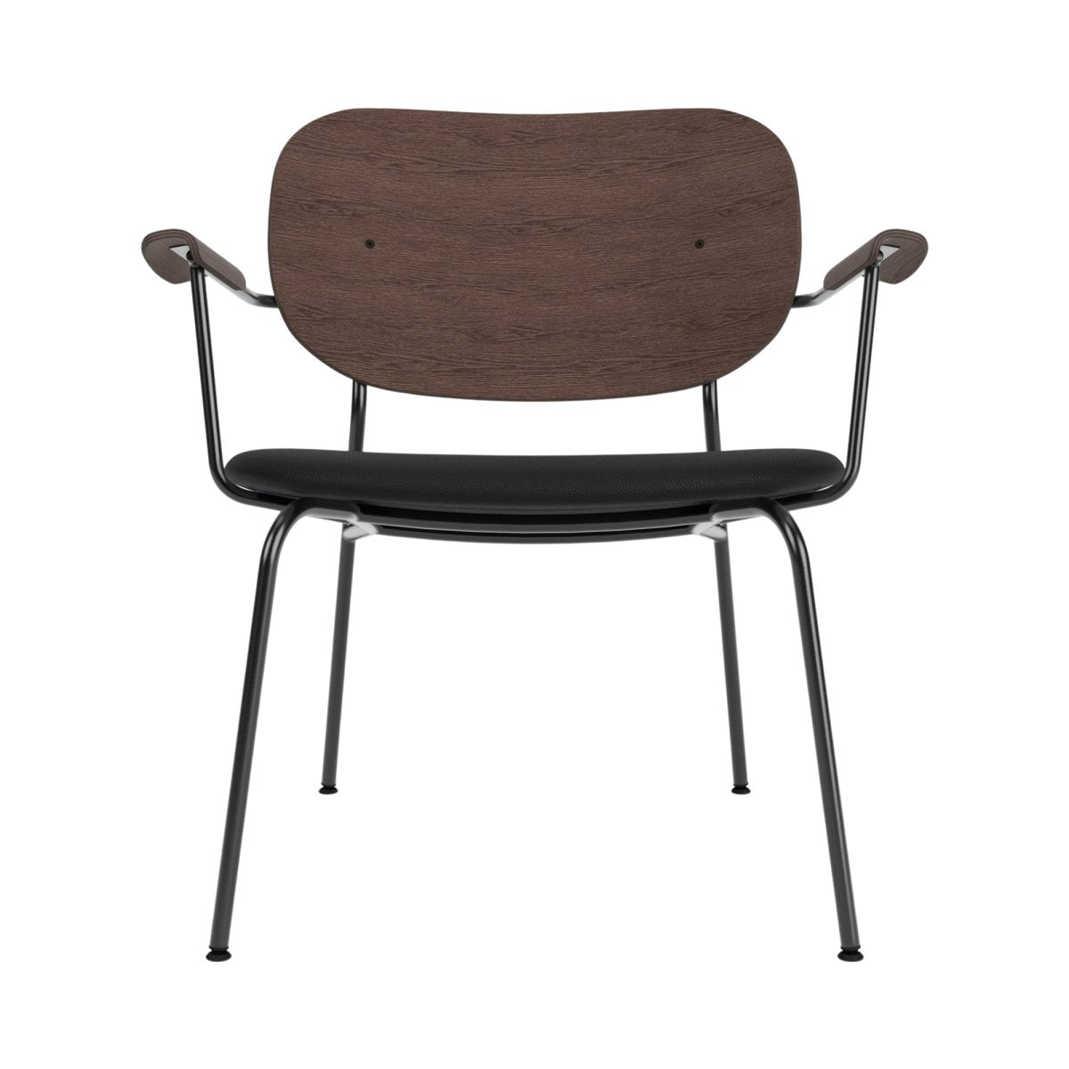 Audo Co Lounge Chair, Partially Upholstered – Dark Stained Oak / 1001/Sierra