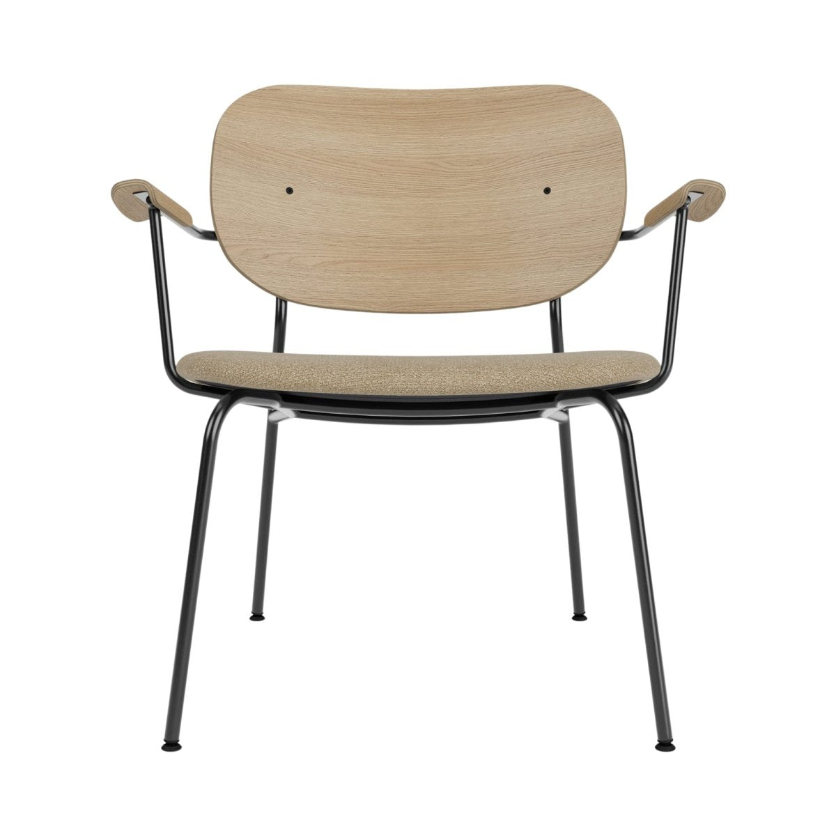 Audo Co Lounge Chair, Partially Upholstered