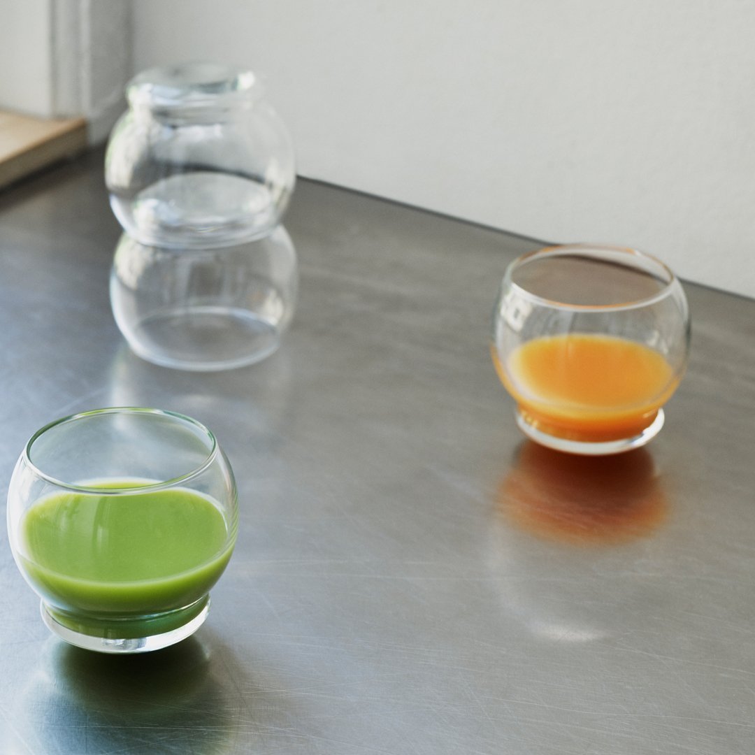 Normann Copenhagen Rocking Glasses - Set of 4