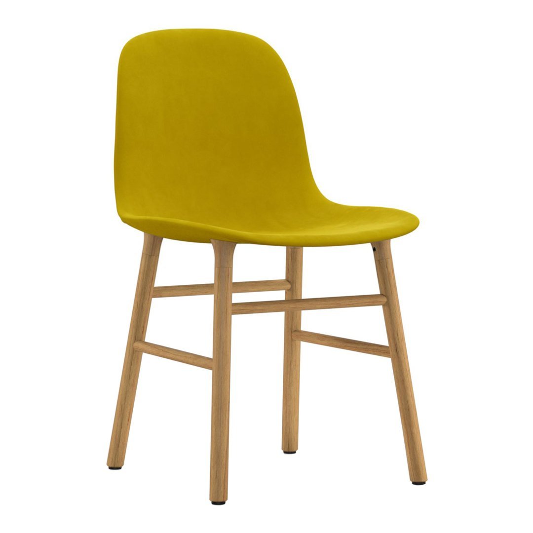 Normann Copenhagen Form Chair - Wood Legs - Upholstered
