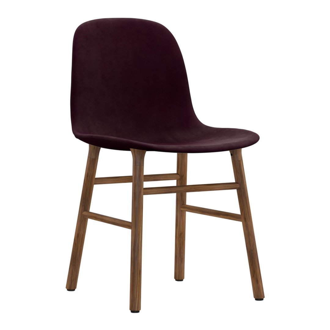 Normann Copenhagen Form Chair - Wood Legs - Upholstered