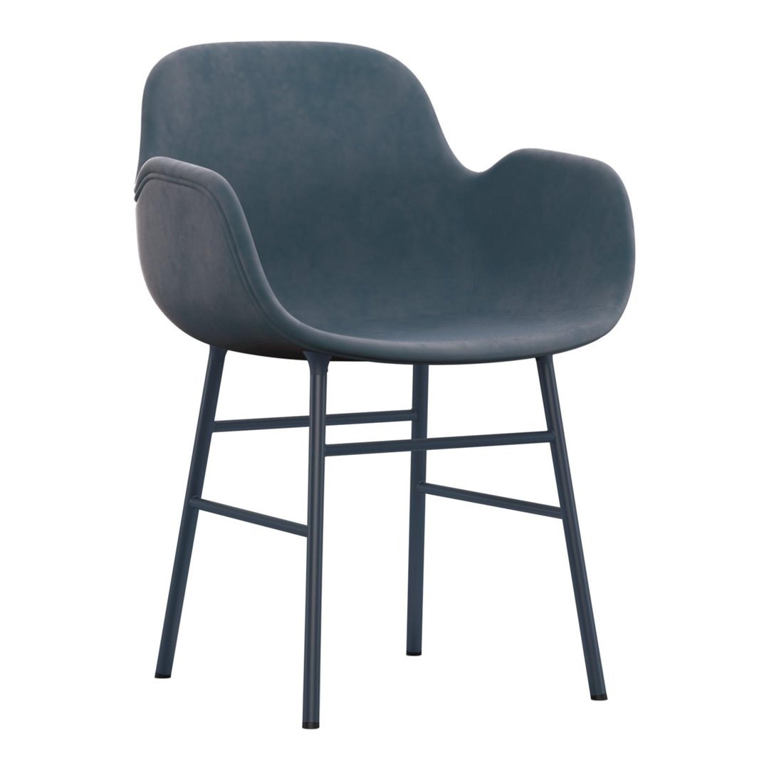 Normann Copenhagen Form Armchair - Metal Legs - Upholstered