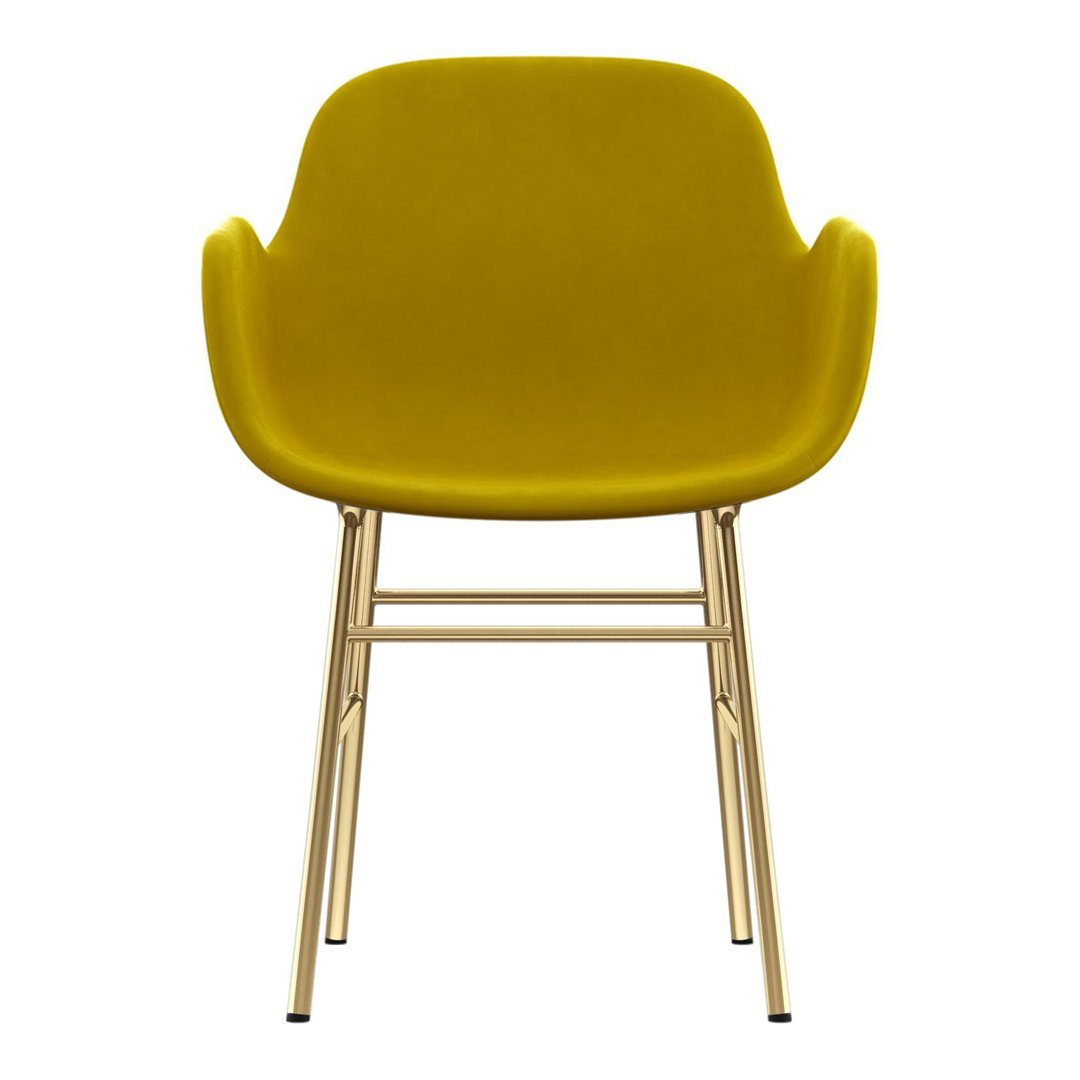 Normann Copenhagen Form Armchair - Metal Legs - Upholstered