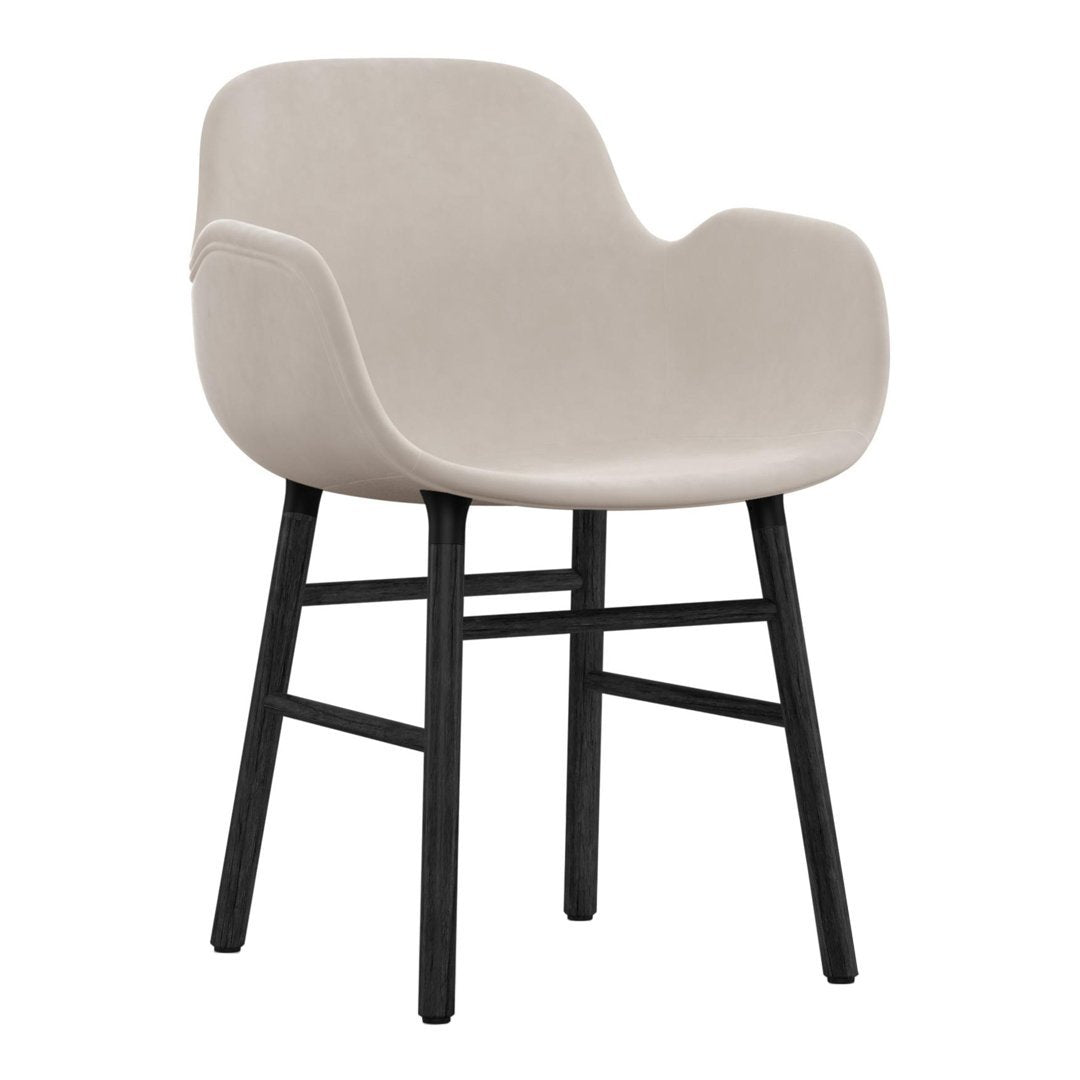 Normann Copenhagen Form Armchair - Wood Legs - Upholstered
