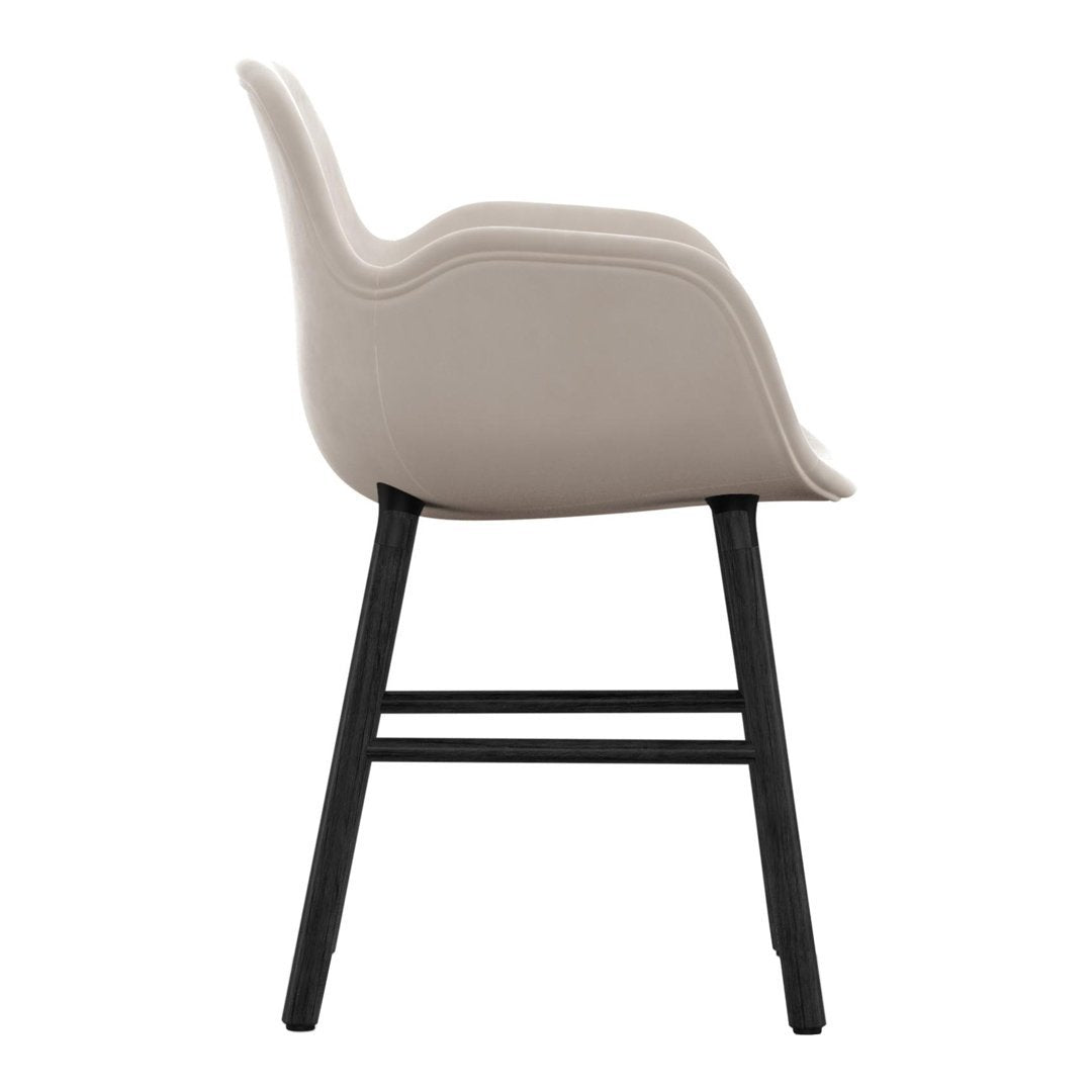Normann Copenhagen Form Armchair - Wood Legs - Upholstered