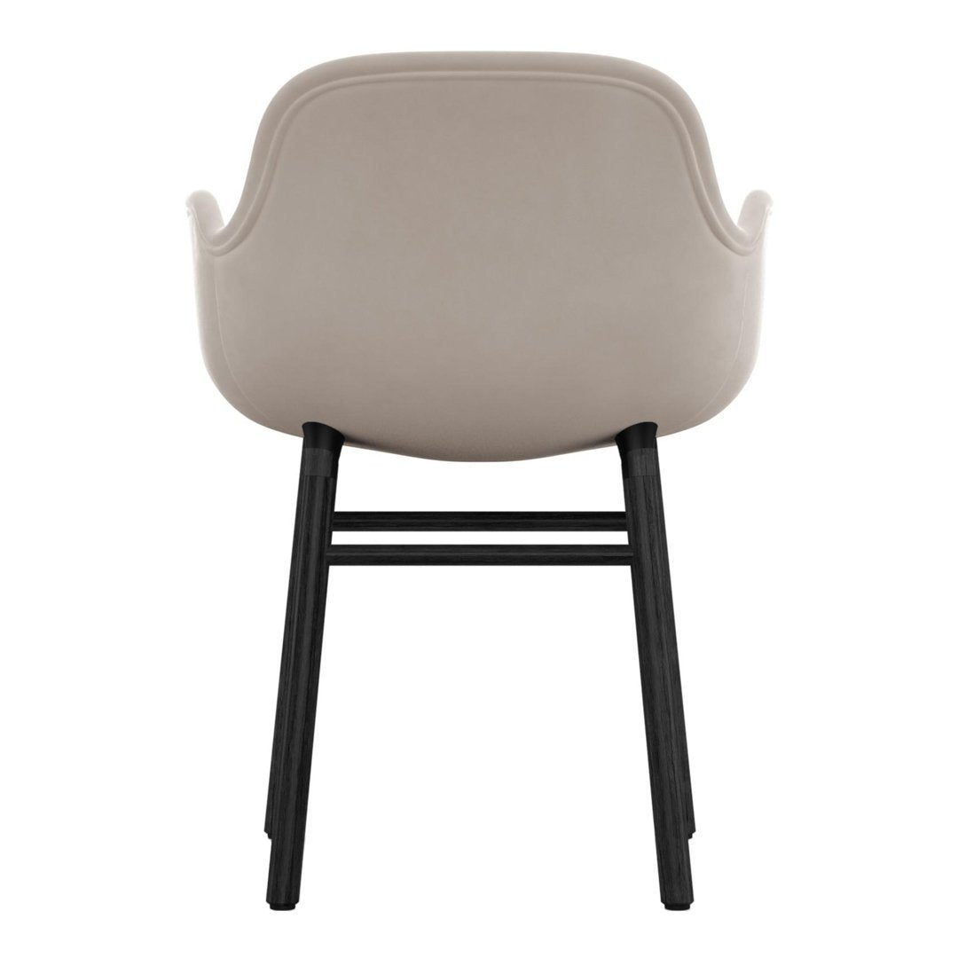 Normann Copenhagen Form Armchair - Wood Legs - Upholstered