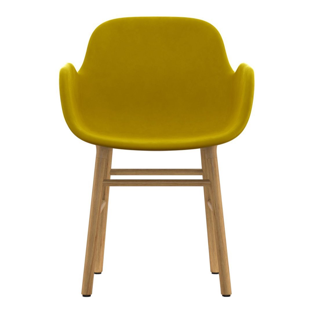 Normann Copenhagen Form Armchair - Wood Legs - Upholstered