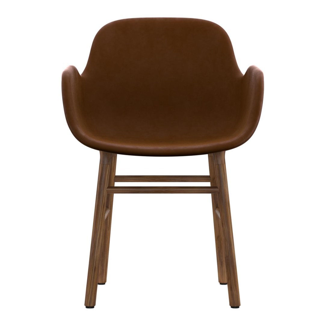 Normann Copenhagen Form Armchair - Wood Legs - Upholstered