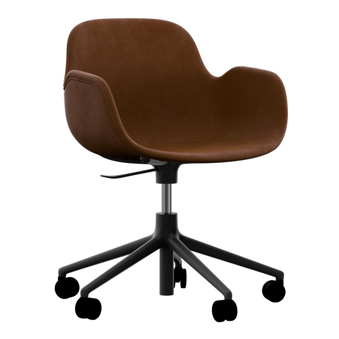 Normann Copenhagen Form Armchair - 5W Swivel Base w/ Gaslift - Upholstered