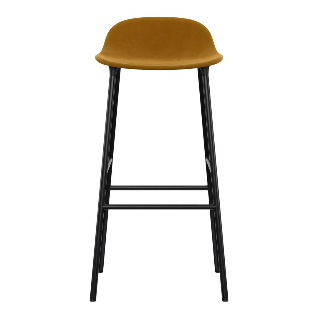Normann Copenhagen Form Bar Stool - Metal Legs - Upholstered