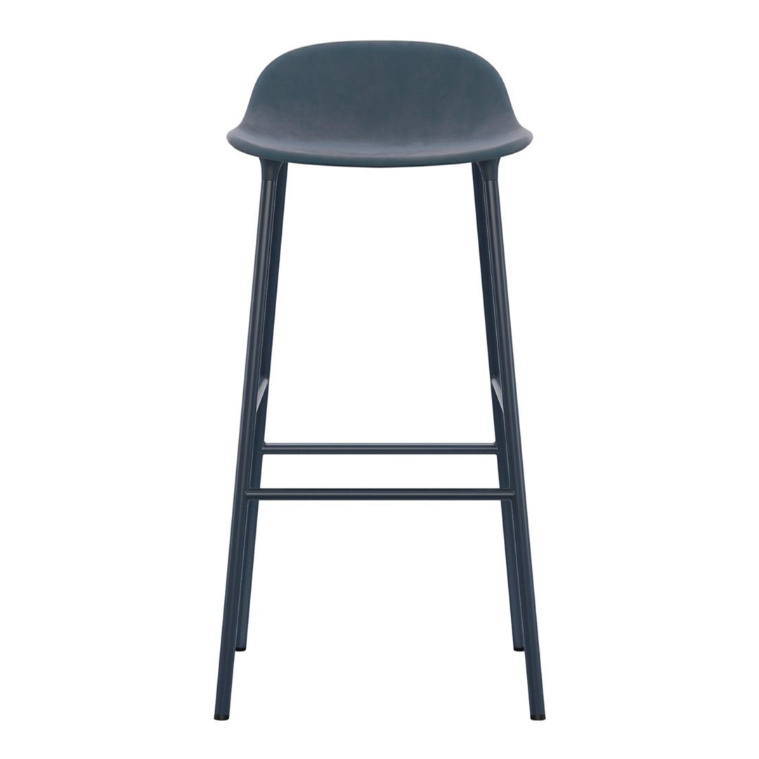 Normann Copenhagen Form Bar Stool - Metal Legs - Upholstered