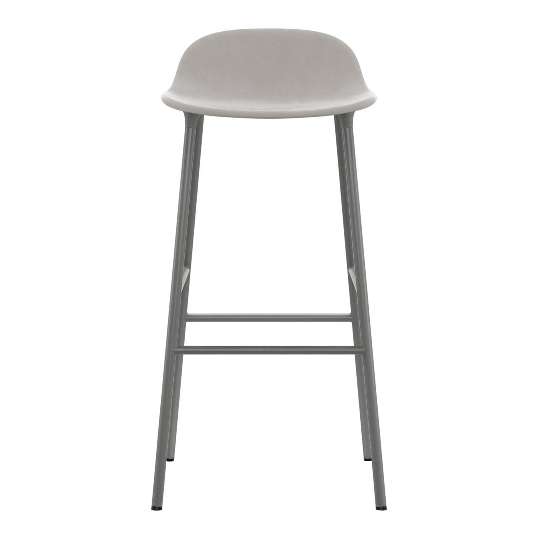 Normann Copenhagen Form Bar Stool - Metal Legs - Upholstered