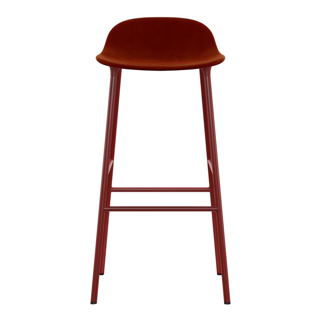 Normann Copenhagen Form Bar Stool - Metal Legs - Upholstered