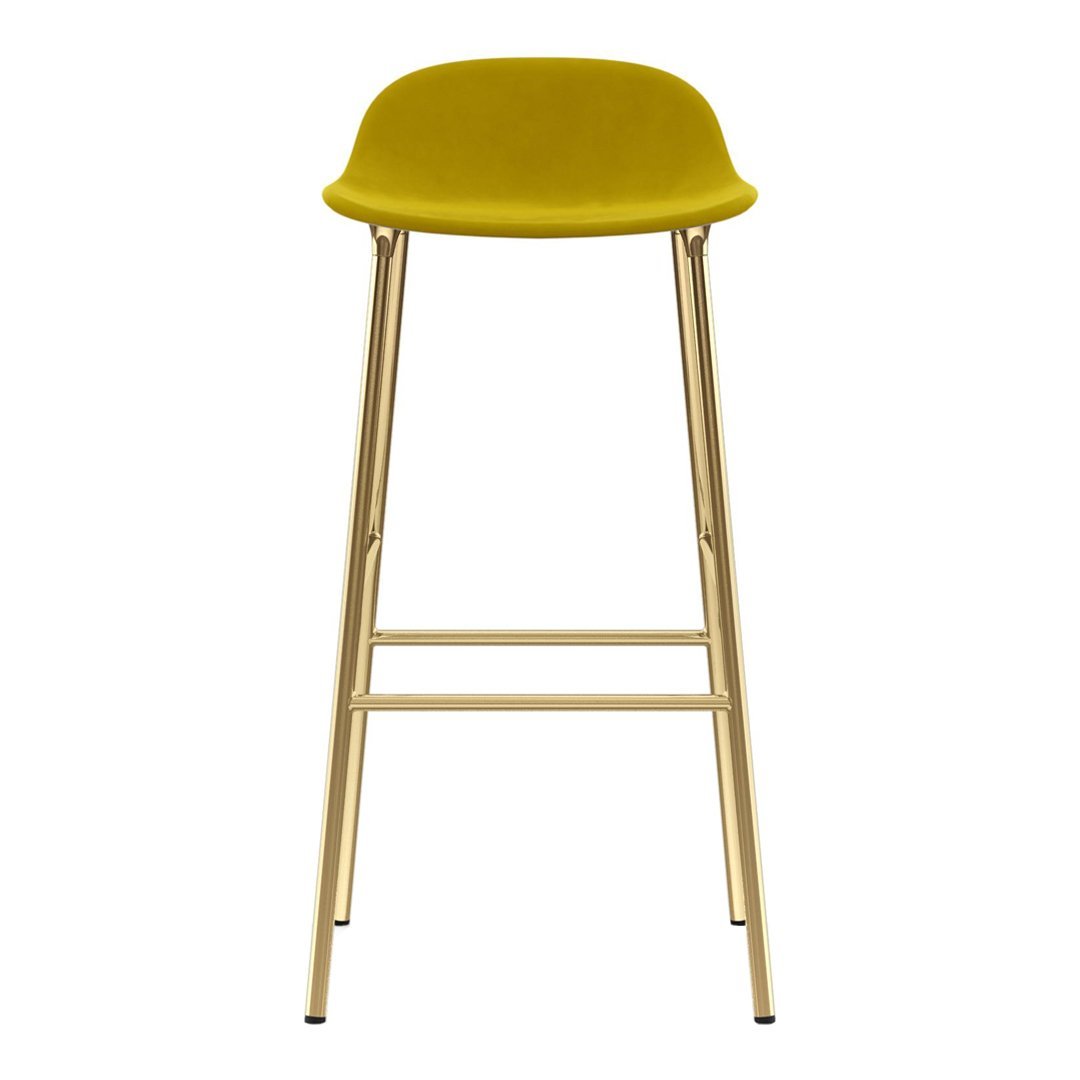 Normann Copenhagen Form Bar Stool - Metal Legs - Upholstered