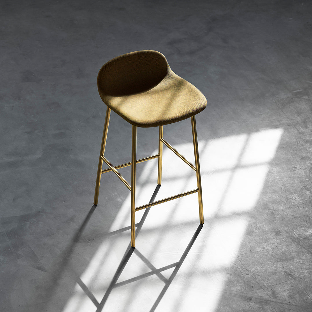 Normann Copenhagen Form Counter Stool - Metal Legs - Upholstered