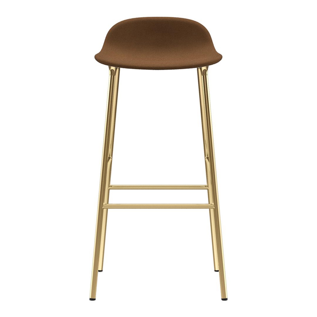 Normann Copenhagen Form Bar Stool - Metal Legs - Upholstered
