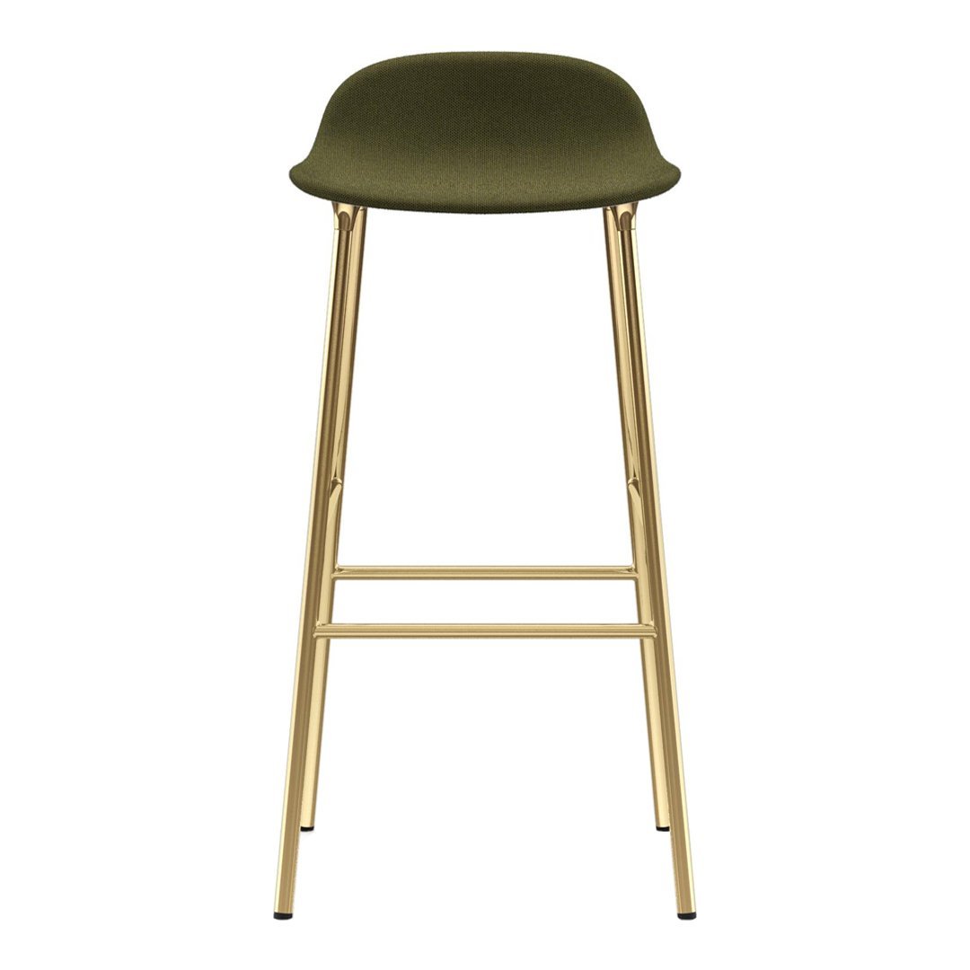 Normann Copenhagen Form Bar Stool - Metal Legs - Upholstered